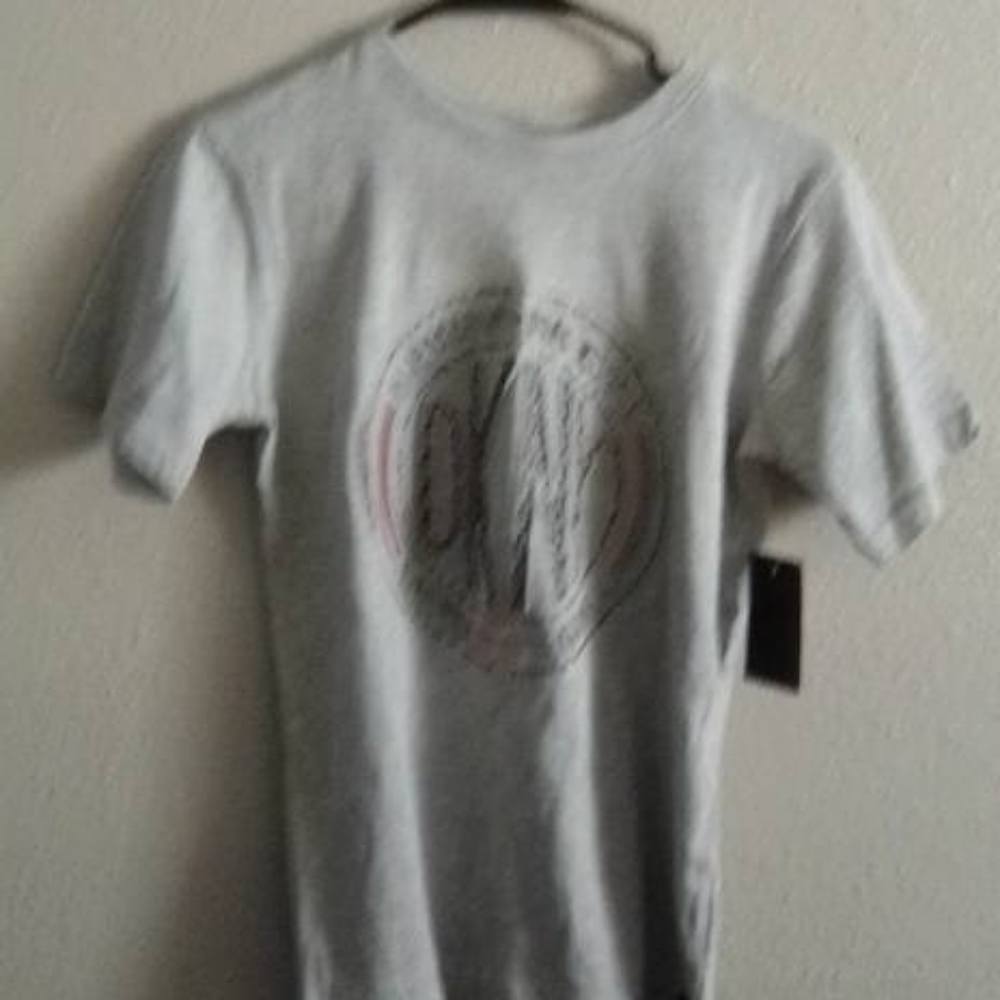 DKNY Grey Short Sleeved Shirt Size Medium 10-12